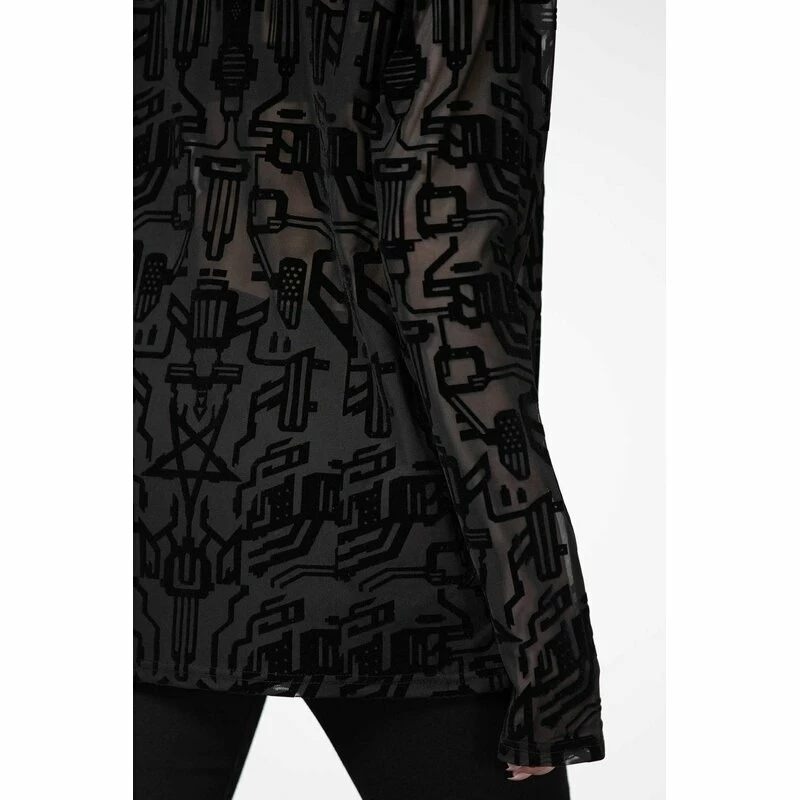 KILLSTAR Langarm Mesh Top - Cyborg 4 KILLSTAR Langarm Mesh Top - Cyborg – Bild 2