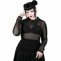 Killstar Langarm Mesh Top - Spellman 10 Killstar Langarm Mesh Top - Spellman -Langarm Sales Store killstar langarm mesh top spellman3