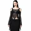 KILLSTAR Langarm Mesh Top - Webstera 1 KILLSTAR Langarm Mesh Top - Webstera -Langarm Sales Store killstar langarm mesh top webstera