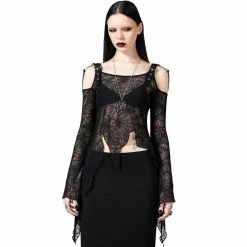 KILLSTAR Langarm Mesh Top - Webstera