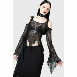 KILLSTAR Langarm Mesh Top - Webstera -Langarm Sales Store killstar langarm mesh top webstera6