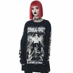 Killstar Langarm T-Shirt - Chill Out