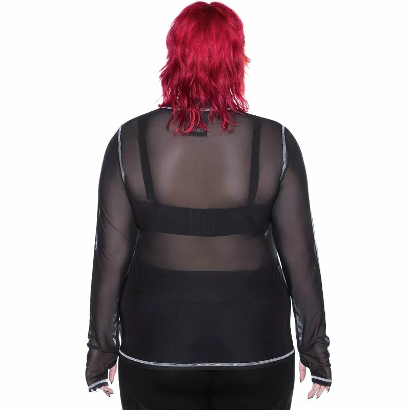 Killstar Langarm T-Shirt - Chill Out Mesh 6 Killstar Langarm T-Shirt - Chill Out Mesh – Bild 4