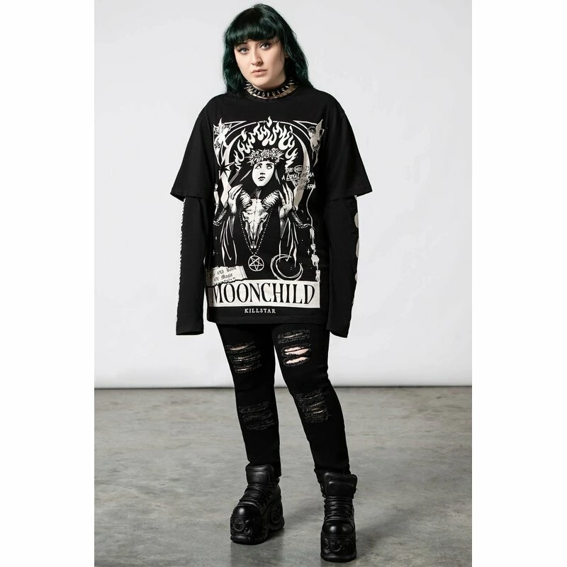 Killstar Langarm T-Shirt - Companion Double Layer 6 Killstar Langarm T-Shirt - Companion Double Layer – Bild 4