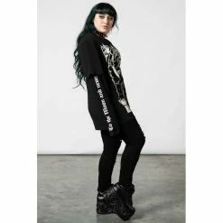 Killstar Langarm T-Shirt - Companion Double Layer 13 Killstar Langarm T-Shirt - Companion Double Layer -Langarm Sales Store killstar langarm t shirt companion double layer6