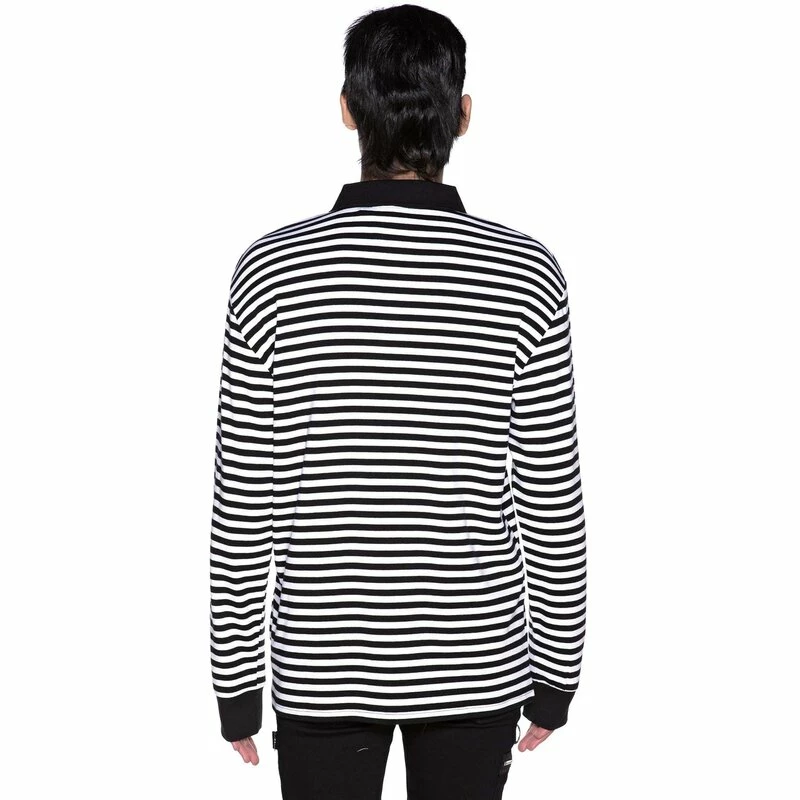 Killstar Langarm T-Shirt - Damon Weiß 4 Killstar Langarm T-Shirt - Damon Weiß – Bild 2