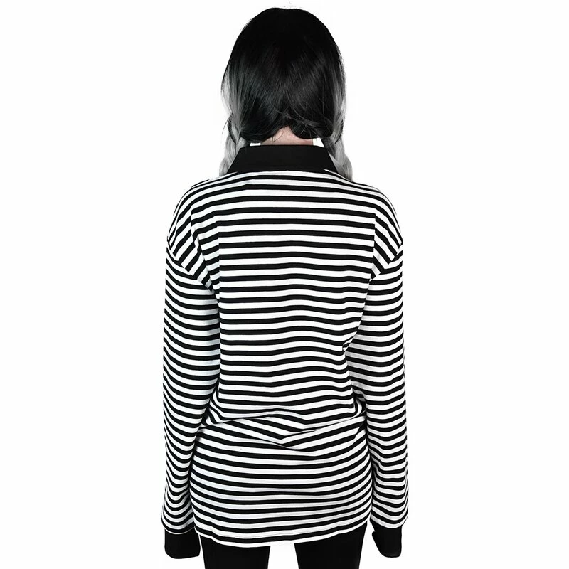 Killstar Langarm T-Shirt - Damon Weiß 6 Killstar Langarm T-Shirt - Damon Weiß – Bild 4