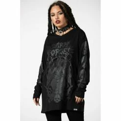 Killstar Langarm T-Shirt - Dark Forces 11 Killstar Langarm T-Shirt - Dark Forces -Langarm Sales Store killstar langarm t shirt dark forces4