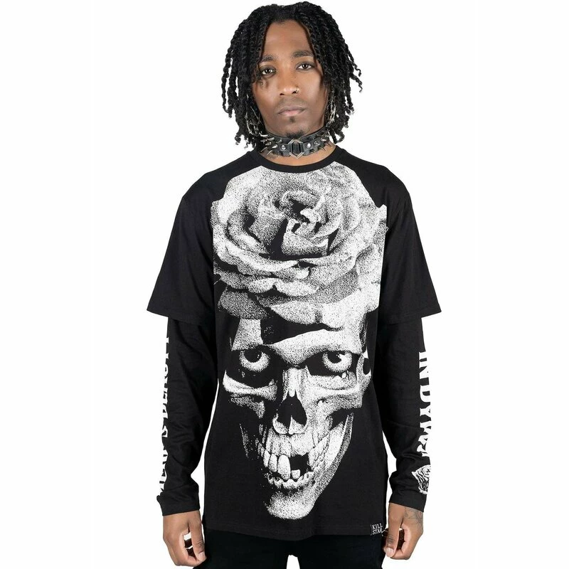 Killstar Langarm T-Shirt - Dead Rose Double Sleeve 5 Killstar Langarm T-Shirt - Dead Rose Double Sleeve – Bild 3