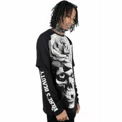 Killstar Langarm T-Shirt - Dead Rose Double Sleeve 11 Killstar Langarm T-Shirt - Dead Rose Double Sleeve -Langarm Sales Store killstar langarm t shirt dead rose double sleeve4