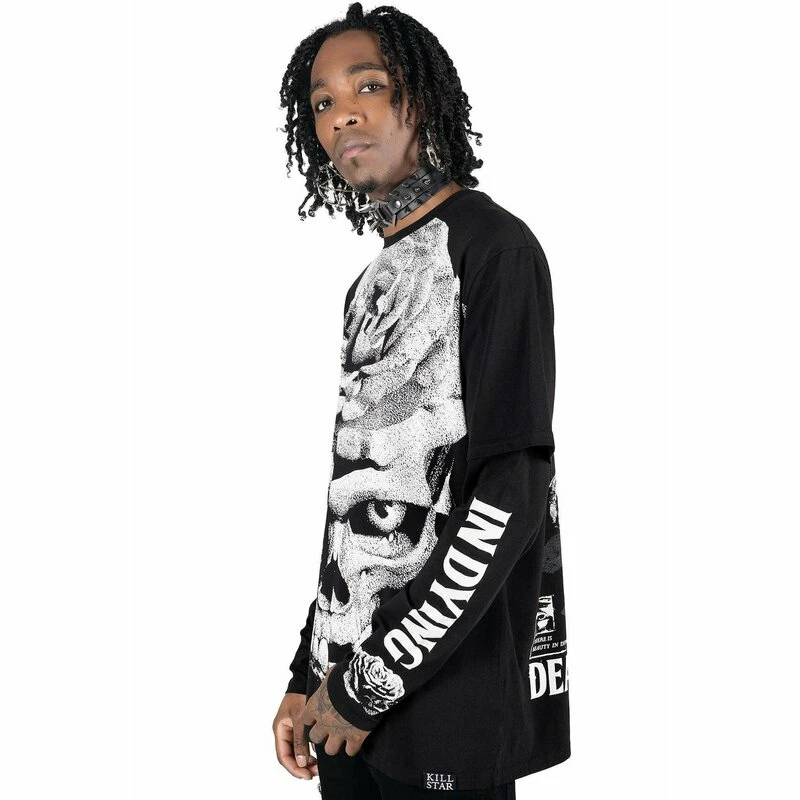 Killstar Langarm T-Shirt - Dead Rose Double Sleeve 7 Killstar Langarm T-Shirt - Dead Rose Double Sleeve – Bild 5