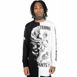 Killstar Langarm T-Shirt - Dead Rose Split
