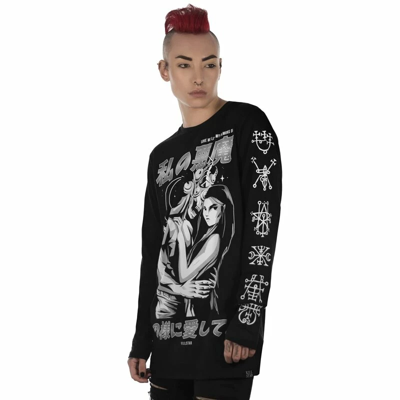 Killstar Langarm T-Shirt - Demon Lover 4 Killstar Langarm T-Shirt - Demon Lover – Bild 2