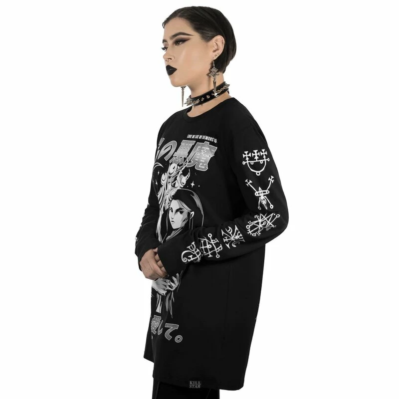 Killstar Langarm T-Shirt - Demon Lover 6 Killstar Langarm T-Shirt - Demon Lover – Bild 4