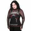 Killstar Langarm T-Shirt - Departed Mesh -Langarm Sales Store killstar langarm t shirt departed mesh