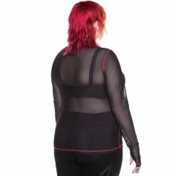 Killstar Langarm T-Shirt - Departed Mesh -Langarm Sales Store killstar langarm t shirt departed mesh4