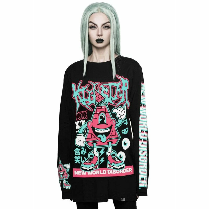 Killstar Langarm T-Shirt - Disorder 3 Killstar Langarm T-Shirt - Disorder