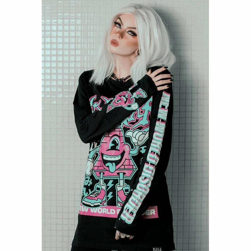 Killstar Langarm T-Shirt - Disorder 6 Killstar Langarm T-Shirt - Disorder – Bild 4