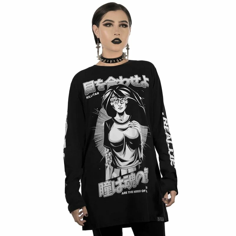 Killstar Langarm T-Shirt - Eye Contact 6 Killstar Langarm T-Shirt - Eye Contact – Bild 4