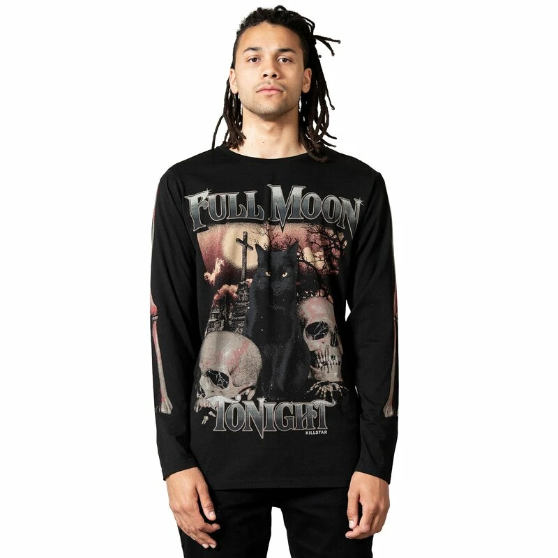 Killstar Langarm T-Shirt - Full Moon 3 Killstar Langarm T-Shirt - Full Moon