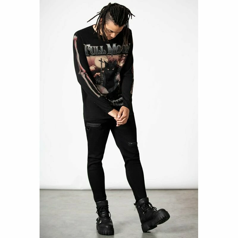 Killstar Langarm T-Shirt - Full Moon 4 Killstar Langarm T-Shirt - Full Moon – Bild 2