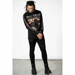 Killstar Langarm T-Shirt - Full Moon 10 Killstar Langarm T-Shirt - Full Moon -Langarm Sales Store killstar langarm t shirt full moon3