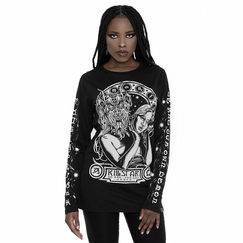 Killstar Langarm T-Shirt - Hey Demon 3 Killstar Langarm T-Shirt - Hey Demon