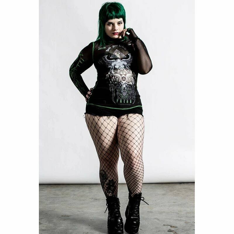 Killstar Langarm T-Shirt - Illuminated Mesh 5 Killstar Langarm T-Shirt - Illuminated Mesh – Bild 3