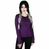 Killstar Langarm T-Shirt - Jett Plum 1 Killstar Langarm T-Shirt - Jett Plum -Langarm Sales Store killstar langarm t shirt jett plum
