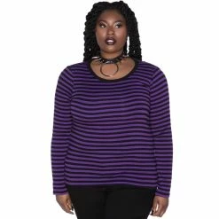 Killstar Langarm T-Shirt - Jett Plum 7 Killstar Langarm T-Shirt - Jett Plum -Langarm Sales Store killstar langarm t shirt jett plum3