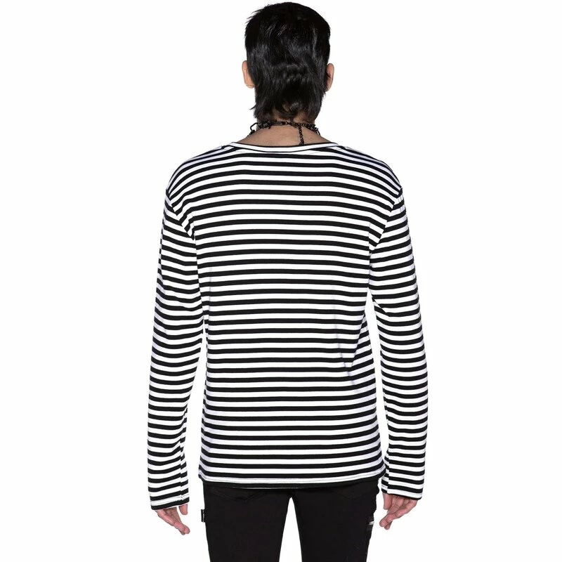 Killstar Langarm T-Shirt - Lars Weiß 4 Killstar Langarm T-Shirt - Lars Weiß – Bild 2