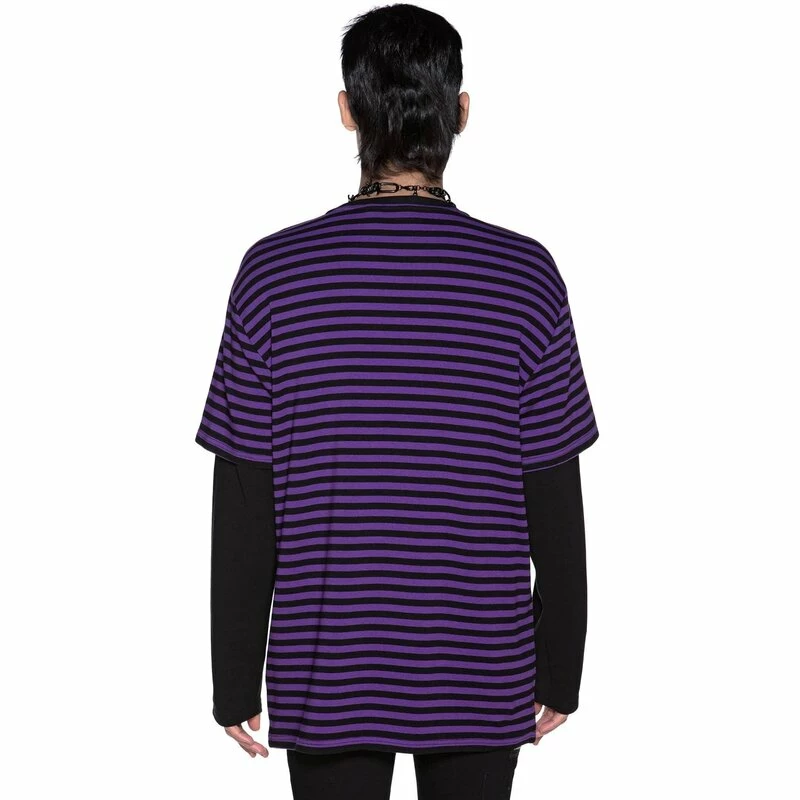 Killstar Langarm T-Shirt - Maxen Plum 4 Killstar Langarm T-Shirt - Maxen Plum – Bild 2