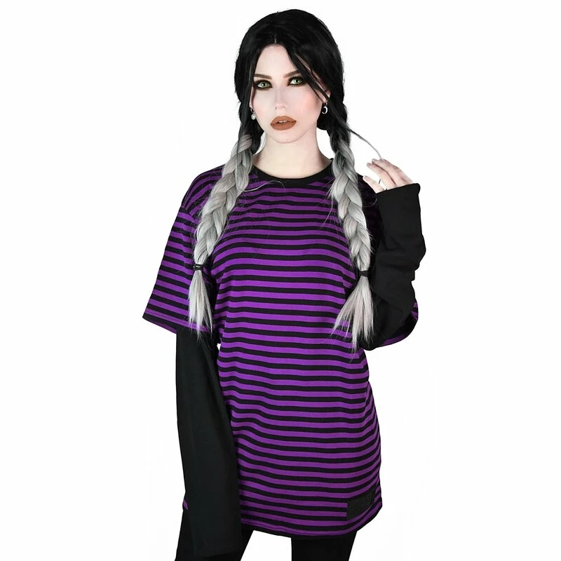 Killstar Langarm T-Shirt - Maxen Plum 5 Killstar Langarm T-Shirt - Maxen Plum – Bild 3