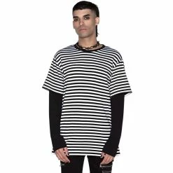 Killstar Langarm T-Shirt - Maxen Weiß 8 Killstar Langarm T-Shirt - Maxen Weiß -Langarm Sales Store killstar langarm t shirt maxen weiss3