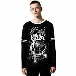 Killstar Langarm T-Shirt - Nightrider -Langarm Sales Store killstar langarm t shirt nightrider4