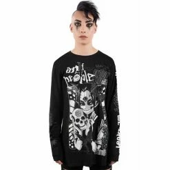 Killstar Langarm T-Shirt - No Fairytale 10 Killstar Langarm T-Shirt - No Fairytale -Langarm Sales Store killstar langarm t shirt no fairytale3