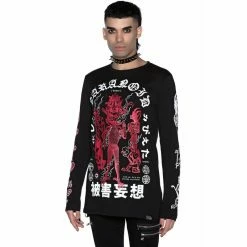 Killstar Langarm T-Shirt - Paranoid -Langarm Sales Store killstar langarm t shirt paranoid4