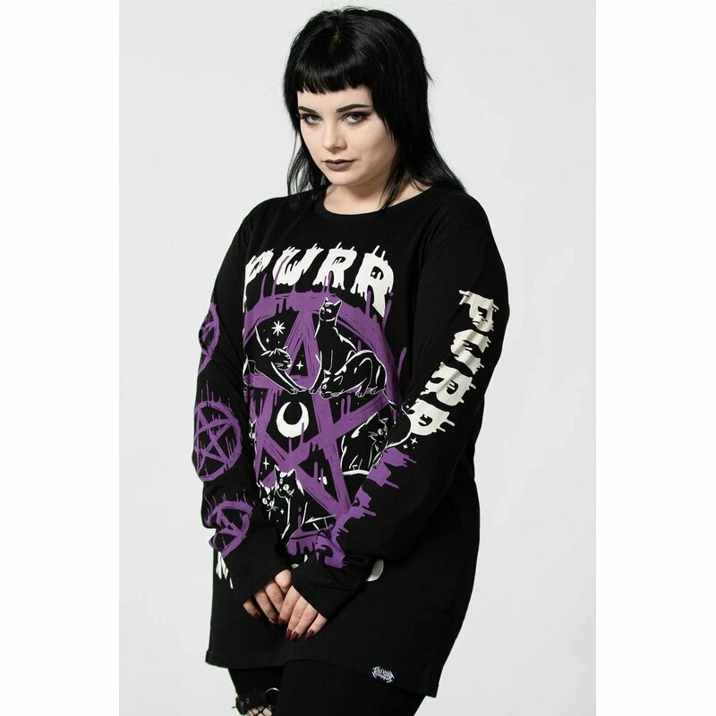 Killstar Langarm T-Shirt - Purr Magic 7 Killstar Langarm T-Shirt - Purr Magic – Bild 5