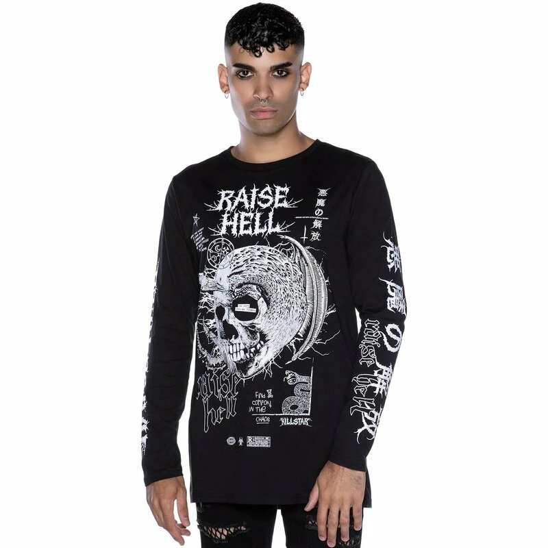 Killstar Langarm T-Shirt - Raise Hell 3 Killstar Langarm T-Shirt - Raise Hell