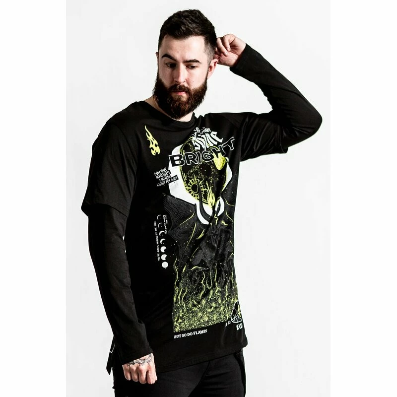 Killstar Langarm T-Shirt - Shine Bright 2-Layer 4 Killstar Langarm T-Shirt - Shine Bright 2-Layer – Bild 2