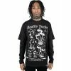 Killstar Langarm T-Shirt - Shrooms Double Sleeve -Langarm Sales Store killstar langarm t shirt shrooms double sleeve
