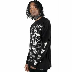 Killstar Langarm T-Shirt - Shrooms Double Sleeve -Langarm Sales Store killstar langarm t shirt shrooms double sleeve3