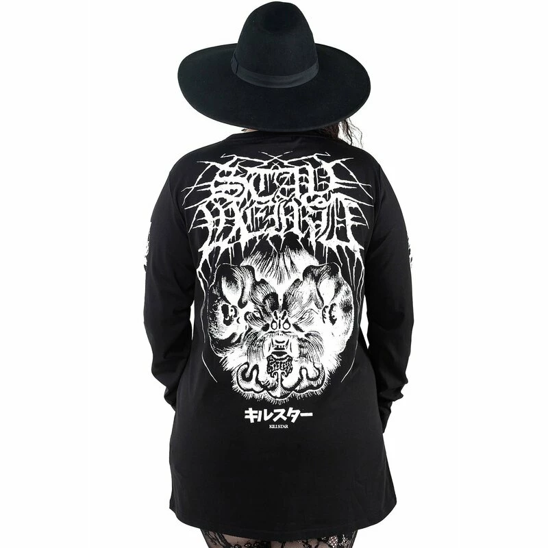 Killstar Langarm T-Shirt - Stay Weird 5 Killstar Langarm T-Shirt - Stay Weird – Bild 3