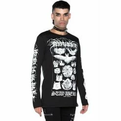 Killstar Langarm T-Shirt - Stay Weird 11 Killstar Langarm T-Shirt - Stay Weird -Langarm Sales Store killstar langarm t shirt stay weird4