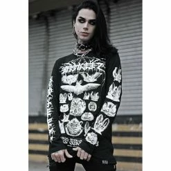 Killstar Langarm T-Shirt - Stay Weird 13 Killstar Langarm T-Shirt - Stay Weird -Langarm Sales Store killstar langarm t shirt stay weird6