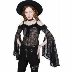 Killstar Langarm Top - Breathless Schwarz 7 Killstar Langarm Top - Breathless Schwarz -Langarm Sales Store killstar langarm top breathless schwarz2