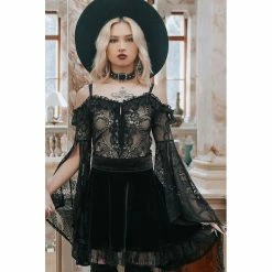 Killstar Langarm Top - Breathless Schwarz 9 Killstar Langarm Top - Breathless Schwarz -Langarm Sales Store killstar langarm top breathless schwarz4