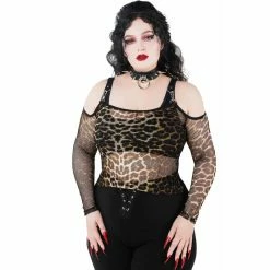 Killstar Langarm Top - Catitude Leo -Langarm Sales Store killstar langarm top catitude leo3