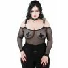 Killstar Langarm Top - Catitude Schwarz -Langarm Sales Store killstar langarm top catitude schwarz