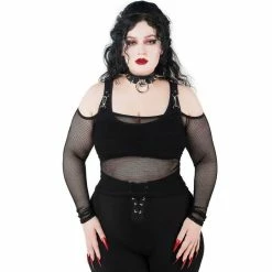 Killstar Langarm Top - Catitude Schwarz 9 Killstar Langarm Top - Catitude Schwarz -Langarm Sales Store killstar langarm top catitude schwarz2